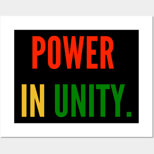 Power In Unity (#BlackLivesMatter) Posters and Art